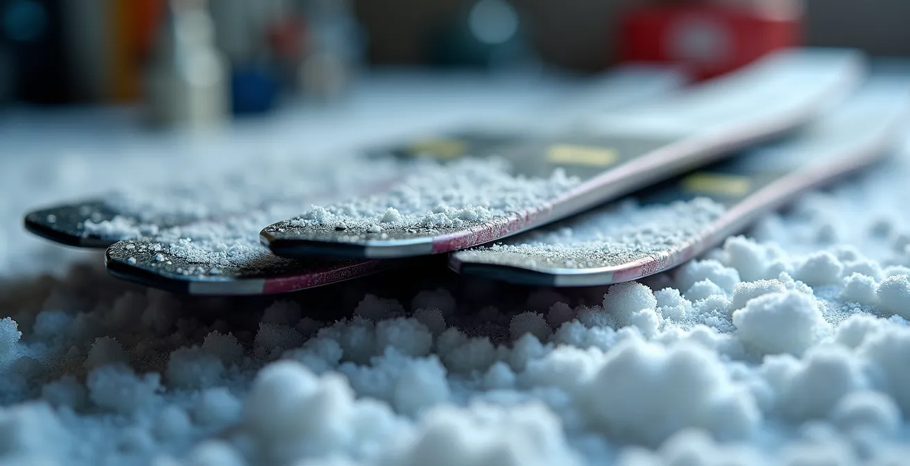 Visualisation du calcul de rentabilité entre location et achat de skis sur plusieurs saisons