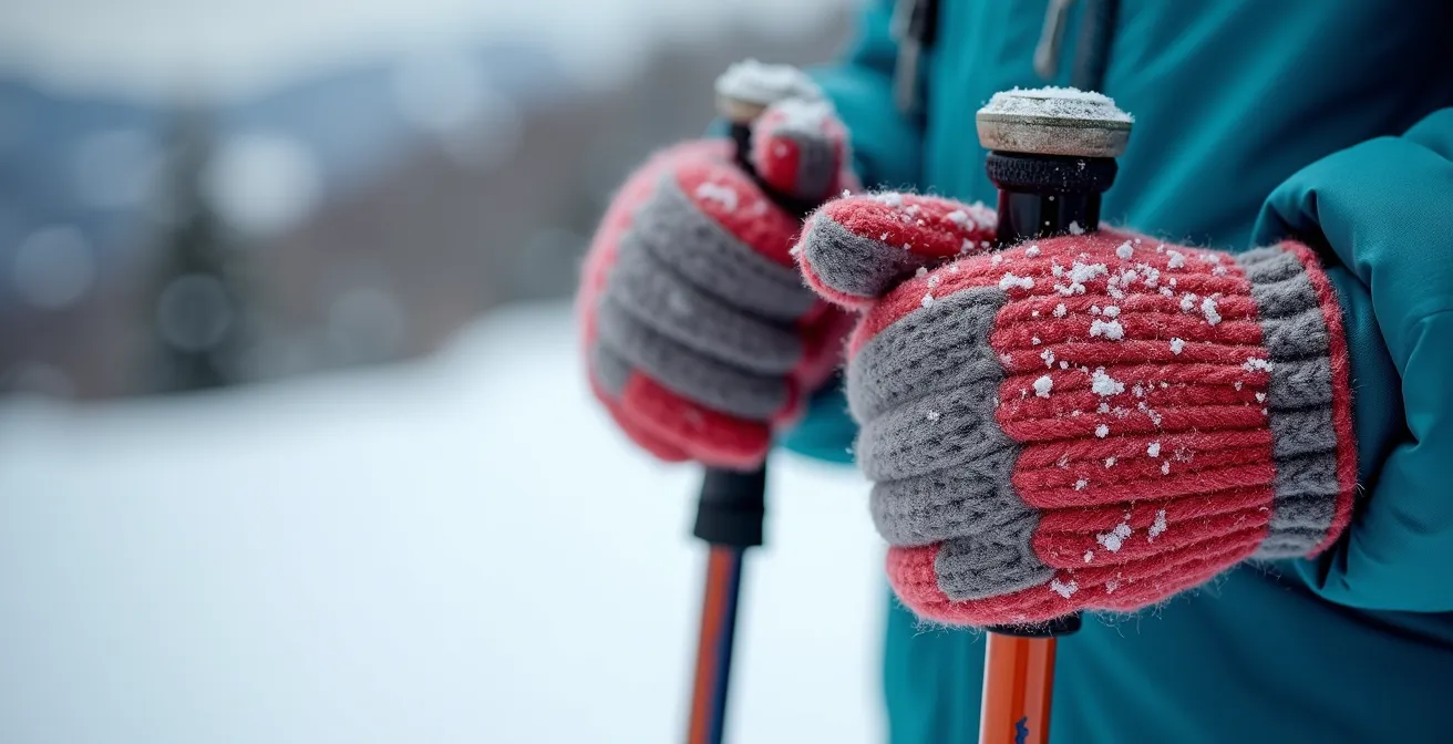 Famille avec enfants profitant d'une petite station de ski conviviale dans les Pyrénées